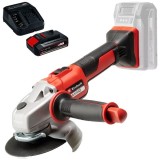 Einhell AXXIO 18/125 PXC + Starter Kit - Polizor unghiular 125 mm + Set 1 acumulator si incarcator Li-Ion 18 V 2.5 Ah
