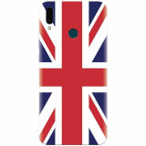 Husa silicon pentru Huawei Y9 2019, UK Flag Illustration