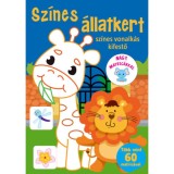 Sz&iacute;nes &aacute;llatkert - Sz&iacute;nes vonalk&aacute;s kifestő