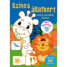 Sz&iacute;nes &aacute;llatkert - Sz&iacute;nes vonalk&aacute;s kifestő