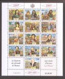 Monaco 1997 - Cea de-a 700-a aniversare a dinastiei Grimaldi, Prinții (MC), MNH, Nestampilat