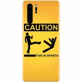 Husa silicon pentru Huawei P30 Pro, This Is Sparta Funny Illustration