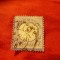 Timbru 7 kr.. violet Germania 1872 scut mic , stamp., usor subtiat