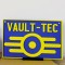 Fallout Vault Tec Logo Placheta Plaque