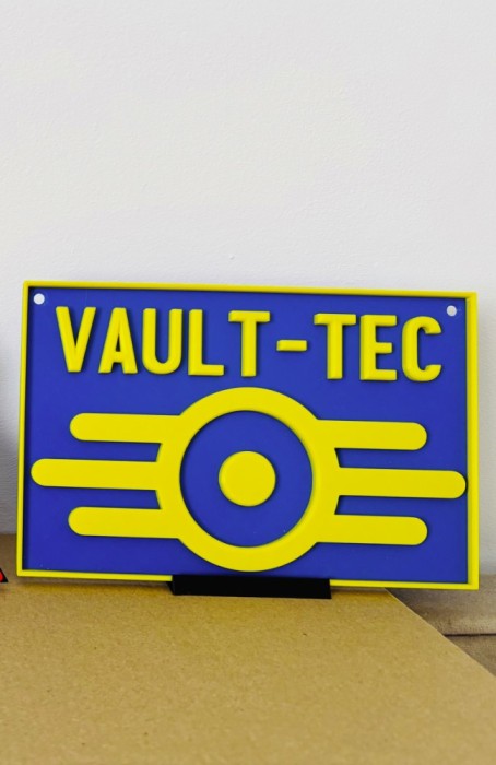 Fallout Vault Tec Logo Placheta Plaque