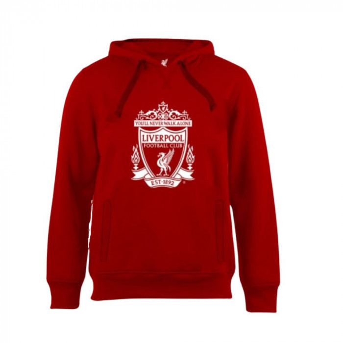 FC Liverpool hanorac de bărbați cu glugă No35 red - XXL