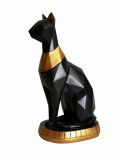 Statueta decorativa, Pisica, Negru, 32 cm, DVLG029N