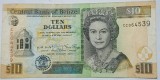 CY - &quot;Ten 10 Dollars Dolari 2001 Belize&quot; / portret Regina Elizabeth II / frumoasa / RARUTA