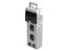 Carcasă modulară gri pentru 4 orificii - Serie BLOCK