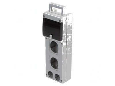 Carcasă modulară gri pentru 4 orificii - Serie BLOCK foto