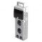 Carcasă modulară gri pentru 4 orificii - Serie BLOCK