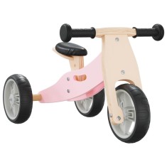 Bicicleta de echilibru pentru copii 2 in 1, roz