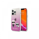 Husa iPhone 13 Pro Karl Lagerfeld Karl &amp; Choupette Pink