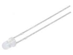 LED 3mm ro?ie ?i verde 3?15mcd 45? convex foto