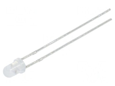 LED 3mm roșie și verde 3&amp;divide;15mcd 45&amp;deg; convex foto