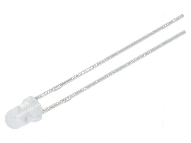 LED 3mm roșie și verde 3&divide;15mcd 45&deg; convex