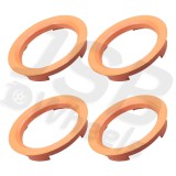 Set inele de centrare jante 70.4-58.1 mm pentru Fiat, Alfa Romeo, Lancia