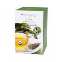 Ceai Revolution Organic Green 20 plicuri/cutie