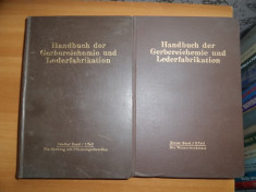 Handbuch der Gerbereichemie und Lederfabrikation foto