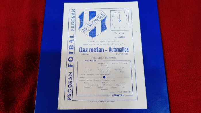 program Gaz M. Medias - Automatica Buc.