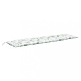 Cumpara ieftin Perna banca de gradina, model frunze, 200x50x7 cm, textil