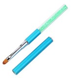 Perie pentru gel nr. 8 - m&acirc;ner plat, din plexiglas