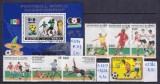 Lot filatelic Sport / Fotbal - Coliță Coreea de Nord (Mexico '86), Guineea (France '98) &amp; Nicaragua (Los Angeles '84) -A991