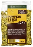 Seminte de dovleac bio 250g Smart Organic crude, Alimente ecologice
