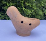 OCARINA din CERAMICA glazurata, Studio scandinav, sfarsit de secol 20