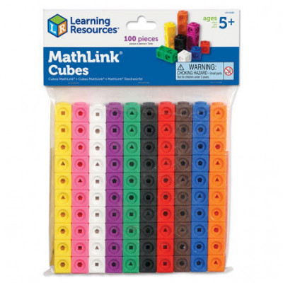 Joc de construit MathLink Learning Resources, 100 piese, 5 - 9 ani foto