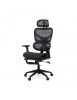 Scaun ergonomic multifunctional SYYT 9508, mesh, suport lombar, tetiera, spatar si brate reglabile, suport picioare, 120 kg