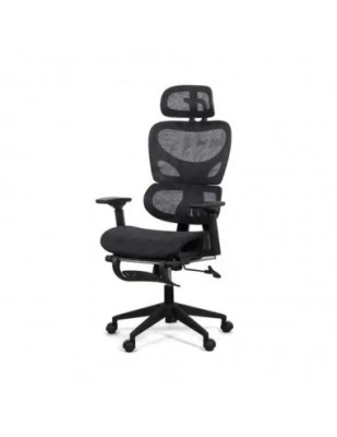 Scaun ergonomic multifunctional SYYT 9508, mesh, suport lombar, tetiera, spatar si brate reglabile, suport picioare, 120 kg foto