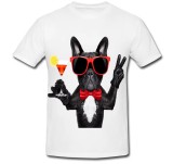 Cumpara ieftin Tricou &quot; Buldog sunglasses &quot;