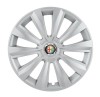 Set 4 Capace Roti, potrivite jantelor de R16, pentru Alfa Romeo, model delta cromat, Autohelix MSA