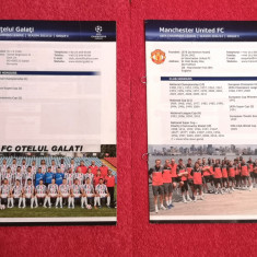 2 fise fotbal-prezentare Otelul Galati si Manchester United (CL 2011/2012)