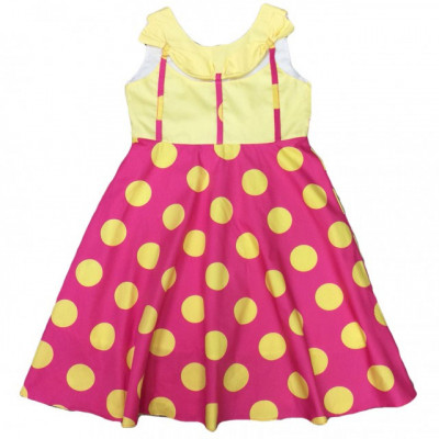 Rochie fete - Yellow dots (Marime Disponibila: 16 ani) foto