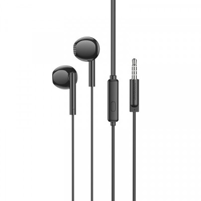 Handsfree 3.5mm Borofone BM76 Ocean, Negru foto
