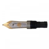 Penita M din Aur de 18K/750 Ornament din Rodiu pentru Stilou M420/450 Bicolora, Pelikan