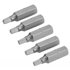 Set de varfuri de surubelnita din 5 bucati, S2 25 mm, S2, In