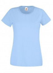 Tricou FRUIT OF THE LOOM Lady Fit Light Blue foto