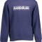 Hanorac B-Sella barbati, fara gluga, cu imprimeu cu logo, Regular fit, Bleumarin, M
