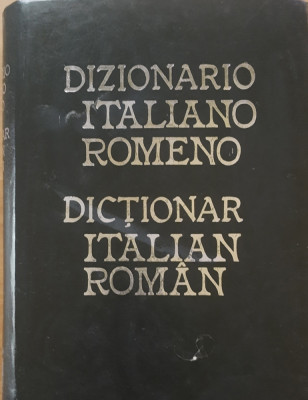 DICTIONAR ITALIAN-ROMAN, ITALIANO-ROMENA - MARIANA STANCIULESCU-CUZA, LAZARESCU foto