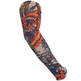 Maneca Tatuaj, Zamo&reg;, Red Dragon, White Tiger, Material Sintetic si Elastic, 39x8cm, Marime Universa