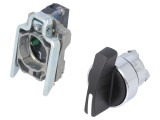 Comutator Rotativ 22mm Negru NO 3A 240VAC 0.55A 125VDC