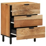 Noptiera Gossi 50x33x62 cm lemn masiv de acacia
