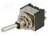 Intrerupator basculant, 2 pozitii, mod comutare ON-(ON), DPDT, {{Producator}} - TSM212A1 foto
