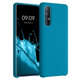 Husa pentru OPPO Find X2 Neo, Silicon, Albastru, 53089.224, kwmobile, Carcasa