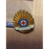 Insigna Crucea Roșie Evidentiat aurie mica