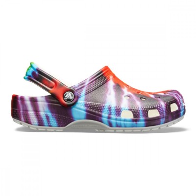 Saboti Crocs Classic Tie-Dye Graphic Clog Multicolor - Multi foto