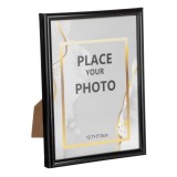 Ramă Foto, Model Universal, Dimensiune 13x18cm, Culoare Negru, Oem